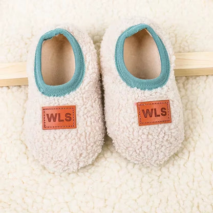 Cozy and Cute Autumn Winter Baby Slippers - Plush Soft Anti-Slip Socks for Toddlers