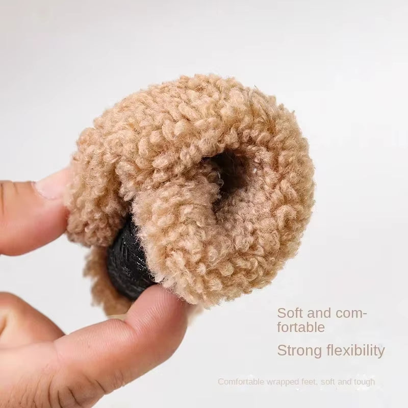 Cozy and Cute Autumn Winter Baby Slippers - Plush Soft Anti-Slip Socks for Toddlers