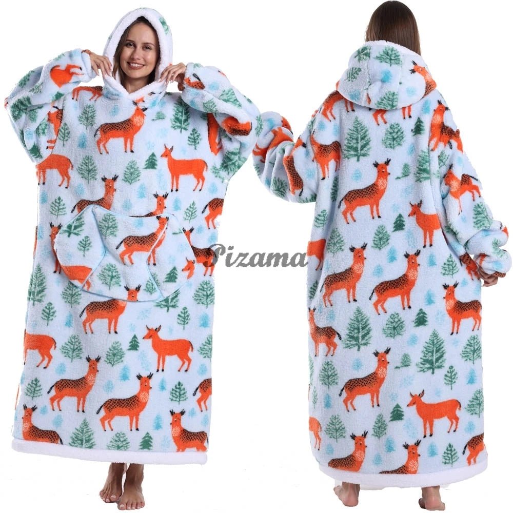 Christmas Super Warm Pyjamas Blanket - Sense of Shine