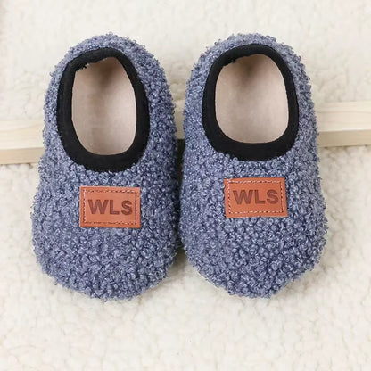 Cozy and Cute Autumn Winter Baby Slippers - Plush Soft Anti-Slip Socks for Toddlers